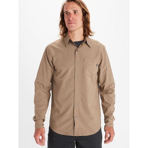 Marmot Aerobora Clothes - Mens Shirts Khaki CA9526783 Canada